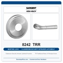 Sargent 8242 TRR Trim Classroom Security Intruder Latchbolt Mortise Lockset | LA Keyway, Grade 1 Commercial