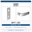 Sargent 8217 LSL Trim Asylum or Institutional Mortise Lockset | LA Keyway, Grade 1 Commercial