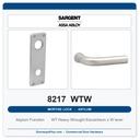 Sargent 8217 WTW Trim Asylum or Institutional Mortise Lockset | LA Keyway, Grade 1 Commercial