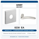 Sargent 8238 EA Trim Classroom Security Intruder Latchbolt Mortise Lockset | LA Keyway, Grade 1 Commercial