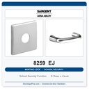 Sargent 8259 EJ Trim School Security Mortise Lockset | LA Keyway, Grade 1 Commercial