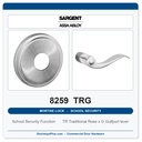 Sargent 8259 TRG Trim School Security Mortise Lockset | LA Keyway, Grade 1 Commercial