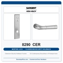 Sargent 8290 CER Trim Classroom Security Holdback Mortise Lockset | LA Keyway, Grade 1 Commercial