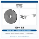 Sargent 8290 LB Trim Classroom Security Holdback Mortise Lockset | LA Keyway, Grade 1 Commercial
