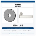 Sargent 8290 LNE Trim Classroom Security Holdback Mortise Lockset | LA Keyway, Grade 1 Commercial