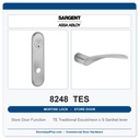 Sargent 8248 TES Trim Store Door Mortise Lockset | LA Keyway, Grade 1 Commercial