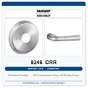 Sargent 8246 CRR Trim Dormitory or Exit Mortise Lockset | LA Keyway, Grade 1 Commercial