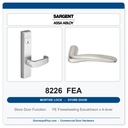 Sargent 8226 FEA Trim Store Door Mortise Lockset | LA Keyway, Grade 1 Commercial