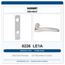 Sargent 8226 LE1A Trim Store Door Mortise Lockset | LA Keyway, Grade 1 Commercial