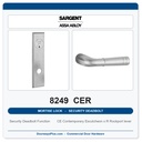 Sargent 8249 CER Trim Security Deadbolt Mortise Lockset | LA Keyway, Grade 1 Commercial