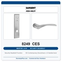 Sargent 8249 CES Trim Security Deadbolt Mortise Lockset | LA Keyway, Grade 1 Commercial