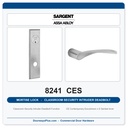 Sargent 8241 CES Trim Classroom Security Intruder Deadbolt Mortise Lockset | LA Keyway, Grade 1 Commercial