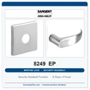 Sargent 8249 EP Trim Security Deadbolt Mortise Lockset | LA Keyway, Grade 1 Commercial