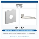 Sargent 8241 EA Trim Classroom Security Intruder Deadbolt Mortise Lockset | LA Keyway, Grade 1 Commercial