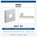 Sargent 8241 EF Trim Classroom Security Intruder Deadbolt Mortise Lockset | LA Keyway, Grade 1 Commercial