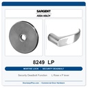 Sargent 8249 LP Trim Security Deadbolt Mortise Lockset | LA Keyway, Grade 1 Commercial