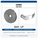 Sargent 8241 LP Trim Classroom Security Intruder Deadbolt Mortise Lockset | LA Keyway, Grade 1 Commercial