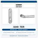 Sargent 8249 TER Trim Security Deadbolt Mortise Lockset | LA Keyway, Grade 1 Commercial
