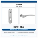 Sargent 8249 TES Trim Security Deadbolt Mortise Lockset | LA Keyway, Grade 1 Commercial