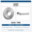 Sargent 8249 TRR Trim Security Deadbolt Mortise Lockset | LA Keyway, Grade 1 Commercial