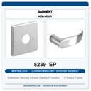 Sargent 8239 EP Trim Classroom Security Intruder Deadbolt Mortise Lockset | LA Keyway, Grade 1 Commercial