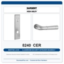 Sargent 8240 CER Trim Classroom Security Intruder Deadbolt Mortise Lockset | LA Keyway, Grade 1 Commercial