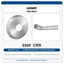 Sargent 8240 CRR Trim Classroom Security Intruder Deadbolt Mortise Lockset | LA Keyway, Grade 1 Commercial