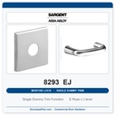 Sargent 8293 EJ Trim Mortise Single Dummy Trim | Grade 1 Commercial