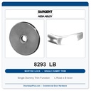 Sargent 8293 LB Trim Mortise Single Dummy Trim | Grade 1 Commercial