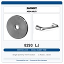 Sargent 8293 LJ Trim Mortise Single Dummy Trim | Grade 1 Commercial
