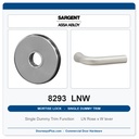 Sargent 8293 LNW Trim Mortise Single Dummy Trim | Grade 1 Commercial