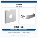 Sargent 8265 EL Trim Mortise Privacy Latchset | Grade 1 Commercial