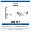 Sargent 8265 FEP Trim Mortise Privacy Latchset | Grade 1 Commercial