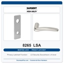Sargent 8265 LSA Trim Mortise Privacy Latchset | Grade 1 Commercial