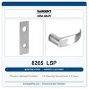 Sargent 8265 LSP Trim Mortise Privacy Latchset | Grade 1 Commercial