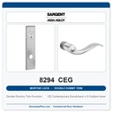 Sargent 8294 CEG Trim Mortise Double Dummy Trim | Grade 1 Commercial