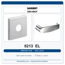 Sargent 8213 EL Trim Exit Latch Mortise Latchset | Grade 1 Commercial