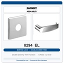 Sargent 8294 EL Trim Mortise Double Dummy Trim | Grade 1 Commercial