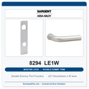 Sargent 8294 LE1W Trim Mortise Double Dummy Trim | Grade 1 Commercial