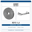 Sargent 8213 LJ Trim Exit Latch Mortise Latchset | Grade 1 Commercial