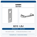 Sargent 8213 LSJ Trim Exit Latch Mortise Latchset | Grade 1 Commercial