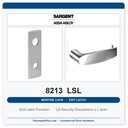 Sargent 8213 LSL Trim Exit Latch Mortise Latchset | Grade 1 Commercial
