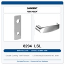 Sargent 8294 LSL Trim Mortise Double Dummy Trim | Grade 1 Commercial