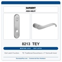Sargent 8213 TEY Trim Exit Latch Mortise Latchset | Grade 1 Commercial