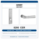 Sargent 8295 CER Trim Mortise Single Dummy Trim w/Lockbody | Grade 1 Commercial