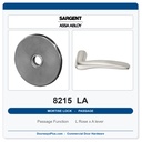 Sargent 8215 LA Trim Passage or Closet Mortise Latchset | Grade 1 Commercial