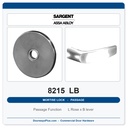 Sargent 8215 LB Trim Passage or Closet Mortise Latchset | Grade 1 Commercial