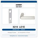 Sargent 8215 LE1E Trim Passage or Closet Mortise Latchset | Grade 1 Commercial