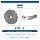 Sargent 8295 LL Trim Mortise Single Dummy Trim w/Lockbody | Grade 1 Commercial