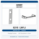 Sargent 8215 LW1J Trim Passage or Closet Mortise Latchset | Grade 1 Commercial